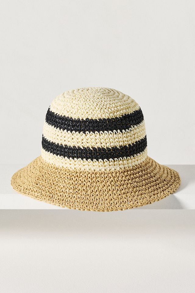 Straw Bucket Hat #1