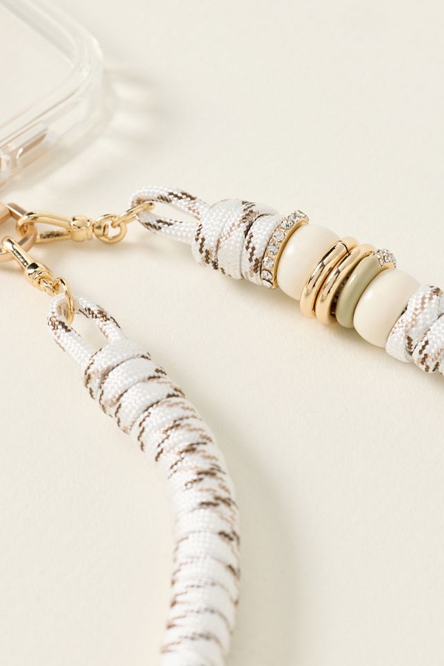 By Anthropologie Geflochtene Kordel-Handykette #1