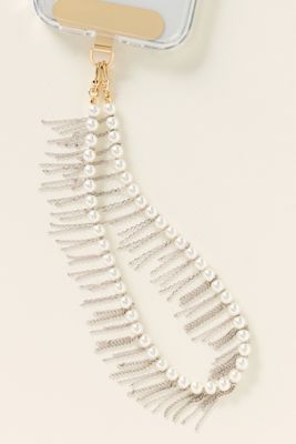 Pearl Fringe Phone Chain