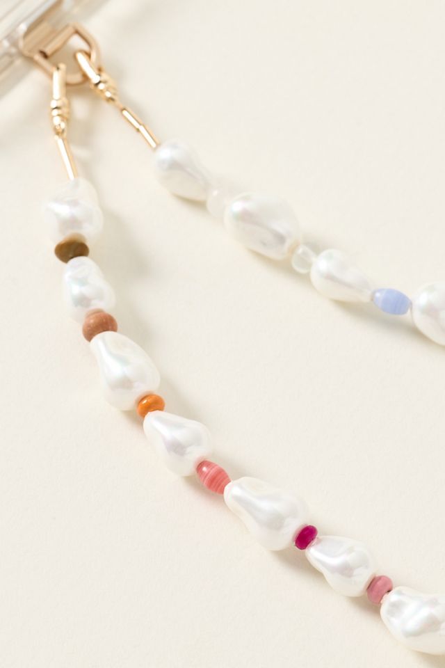 Pearl Rainbow Phone Chain #1