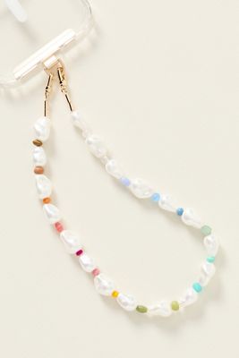 Pearl Rainbow Phone Chain