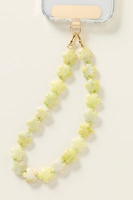 Floral Stone Phone Chain