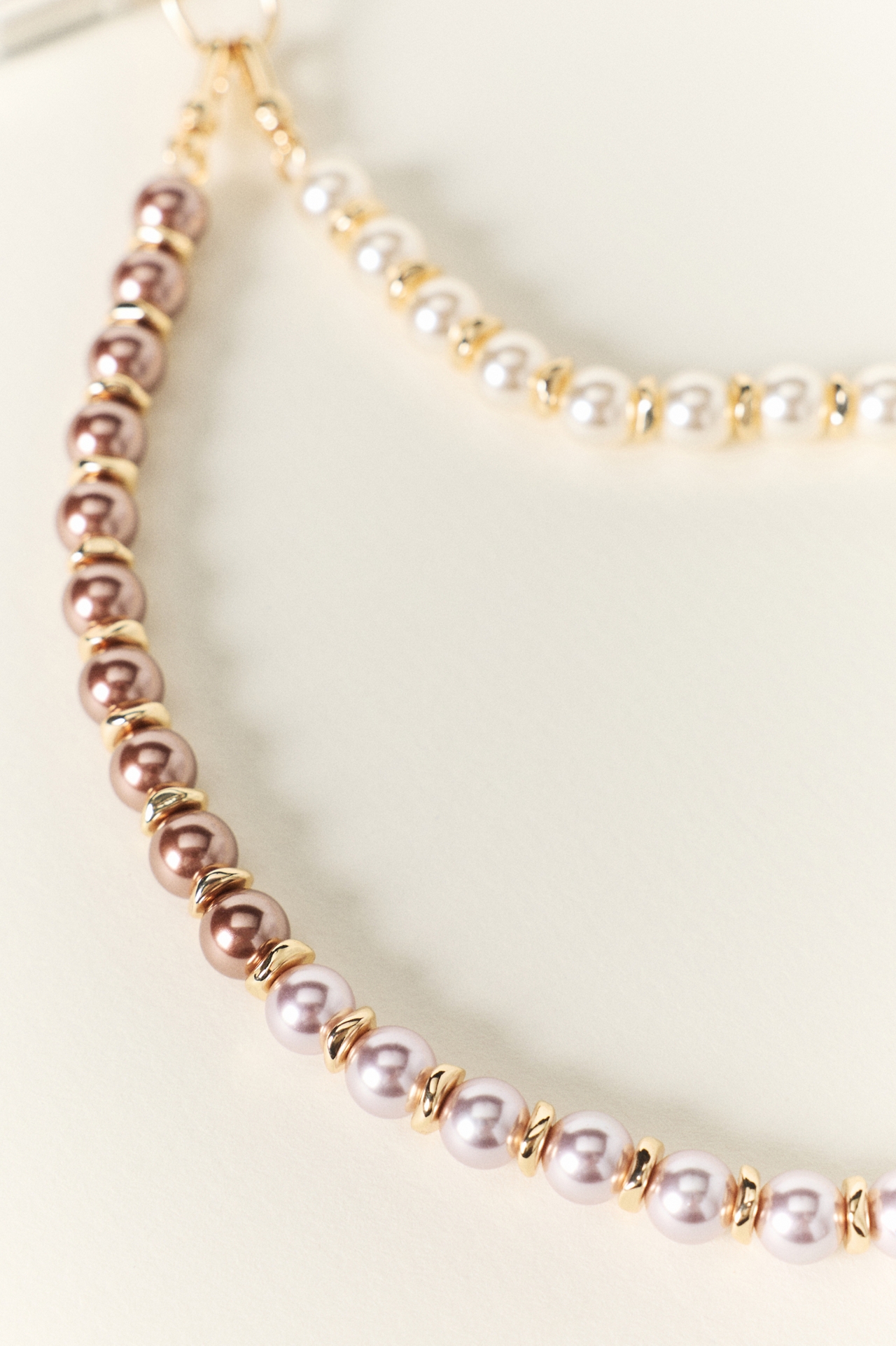 By Anthropologie Colorful Pearl Phone Chain