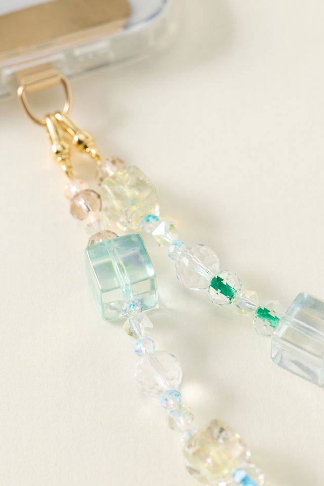Colorful Prism Beaded Phone Chain #1