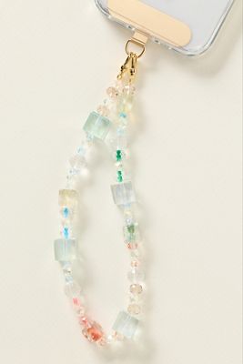 Colorful Prism Beaded Phone Chain