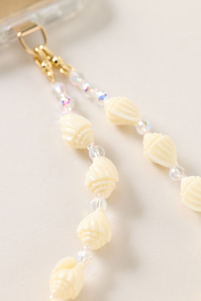 Seashells Beaded Phone Chain #1