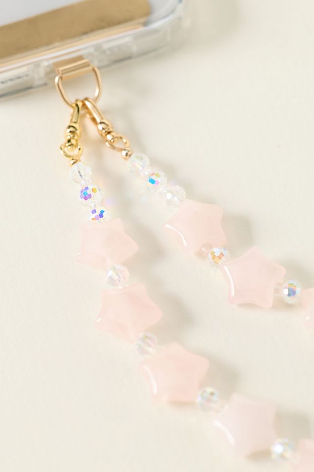 Falling Stars Beaded Phone Chain #1