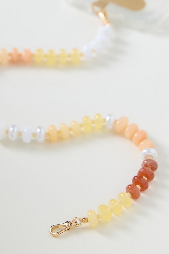 By Anthropologie Colourful Beaded Phone Chain #1