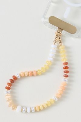 Rainbow Beaded Phone Chain