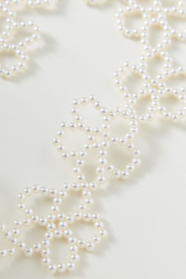 By Anthropologie Pearl Petals Phone Charm #2