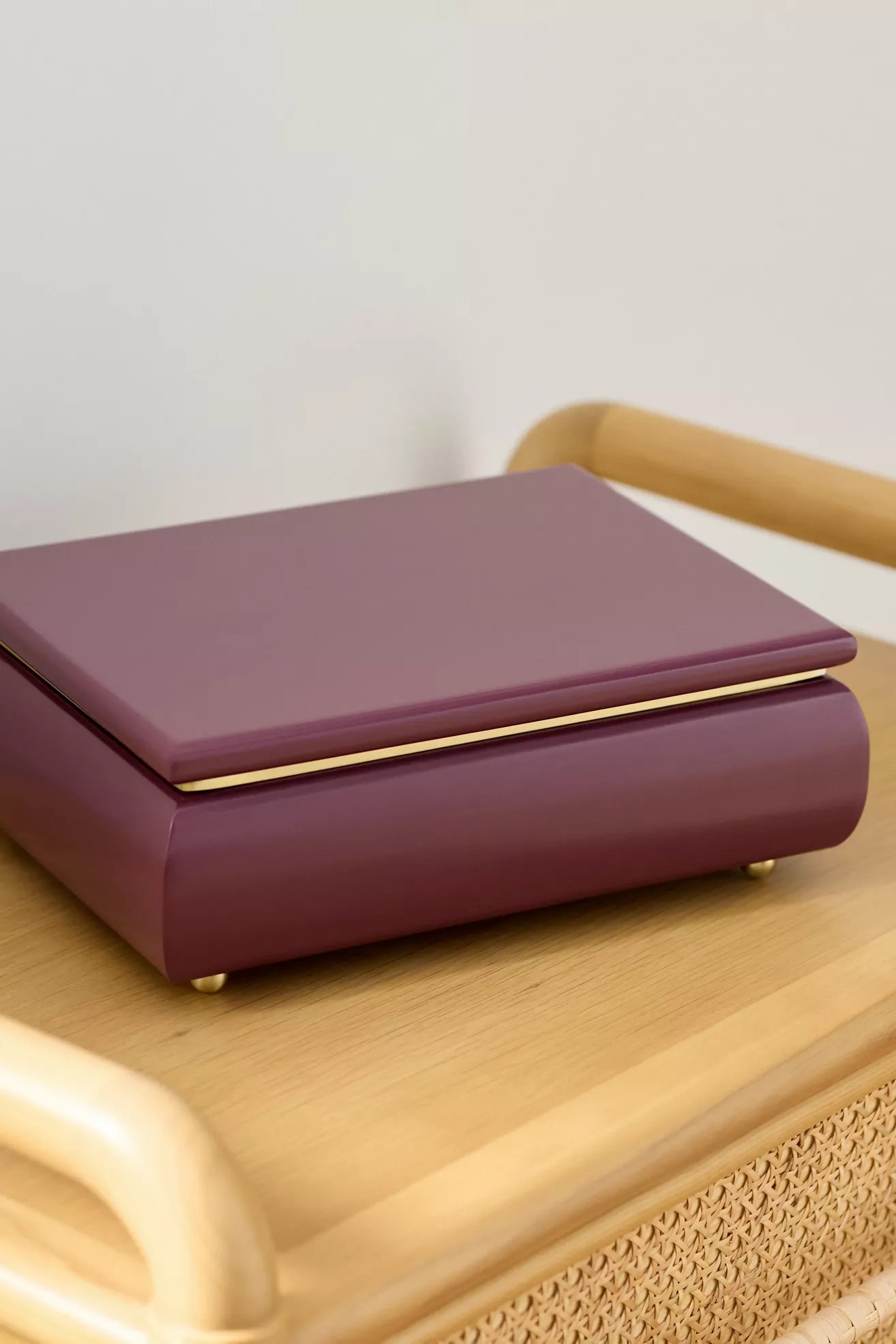 Mulberry Lacquered Jewelry Box - thumbnail 5