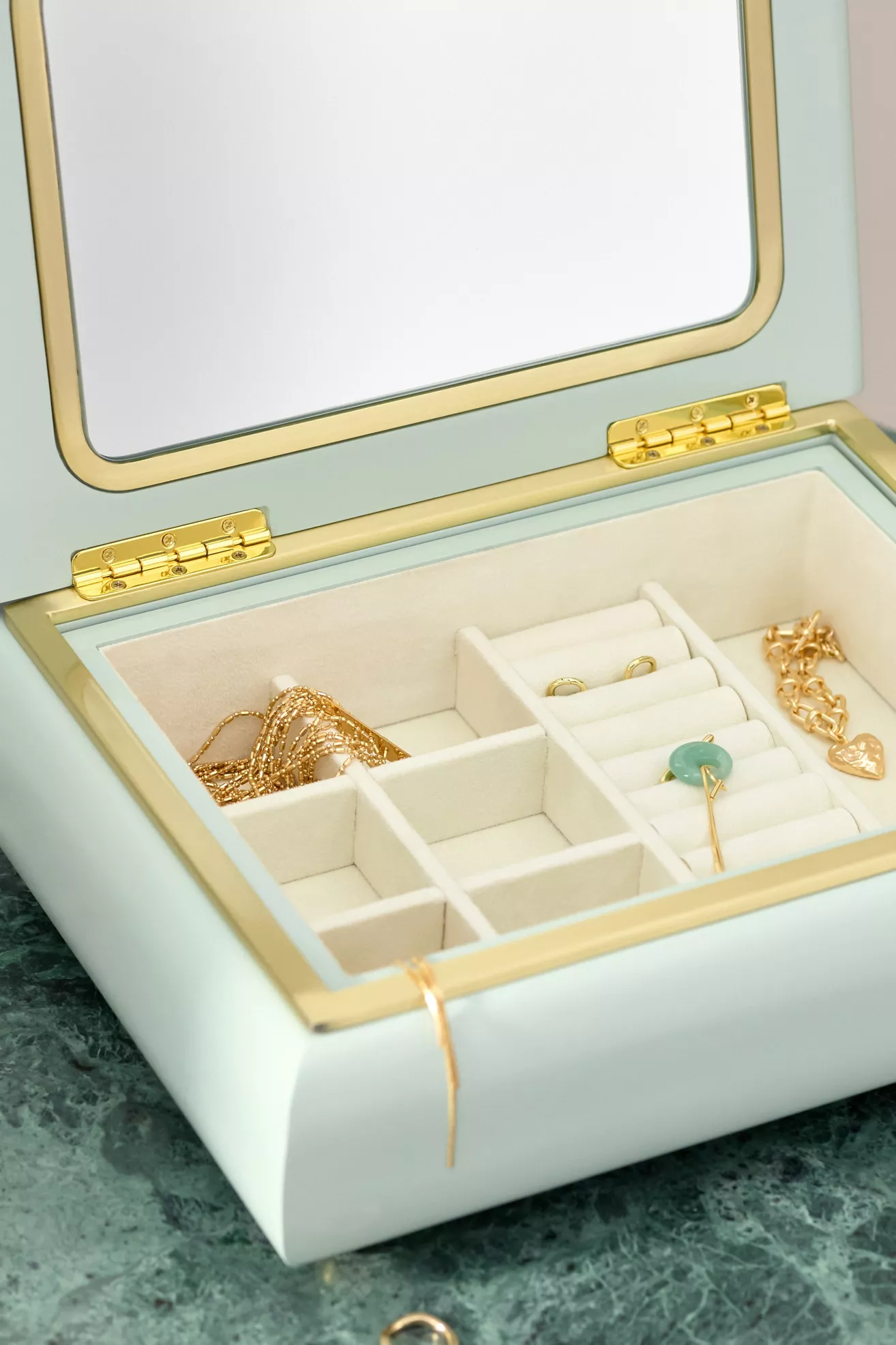 Mulberry Lacquered Jewelry Box - thumbnail 9