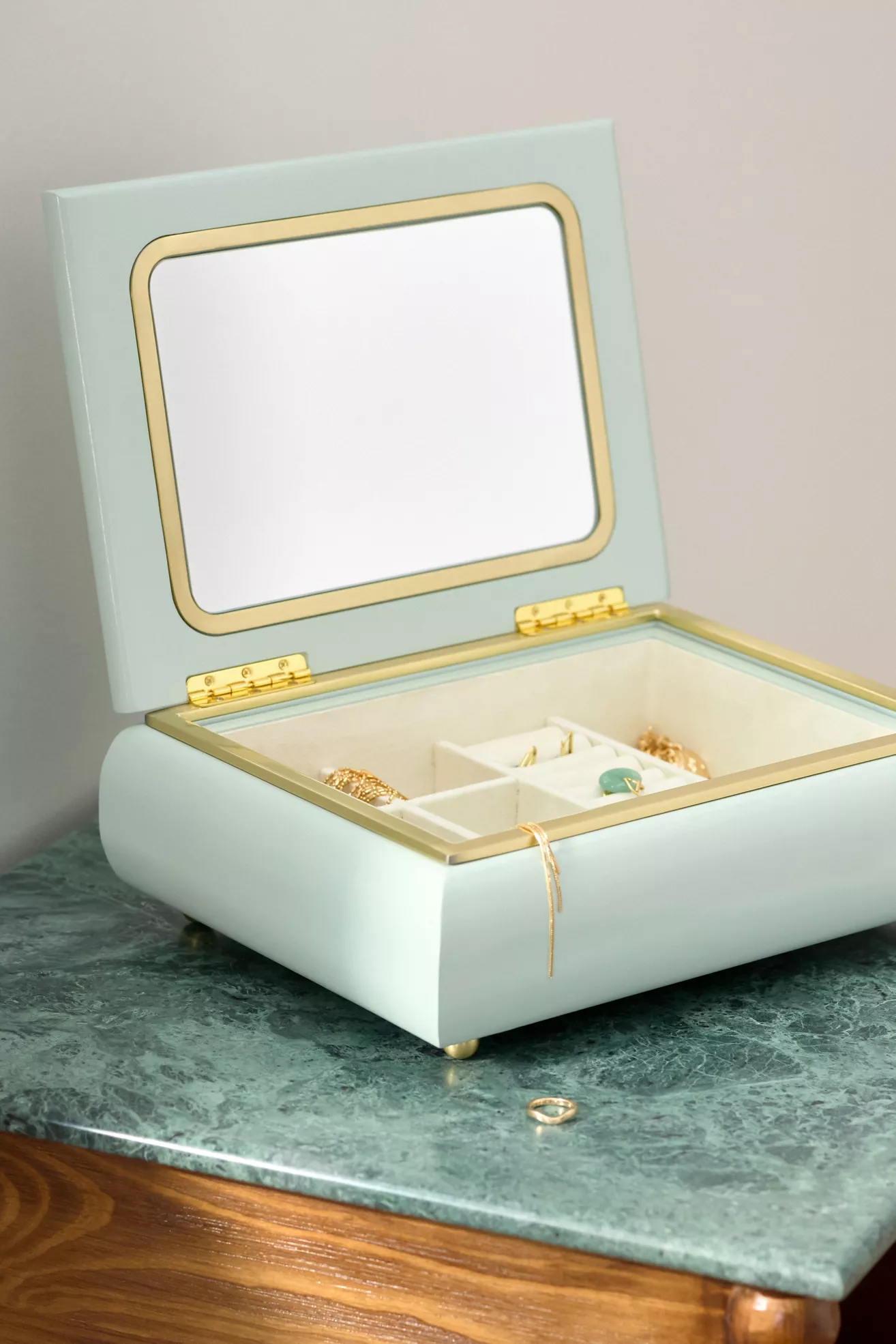 Mulberry Lacquered Jewelry Box - thumbnail 7