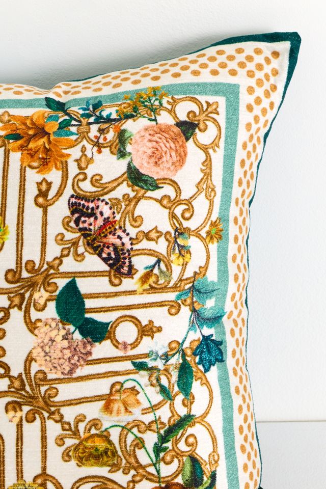 Maeve Velvet Floral Pillows #2