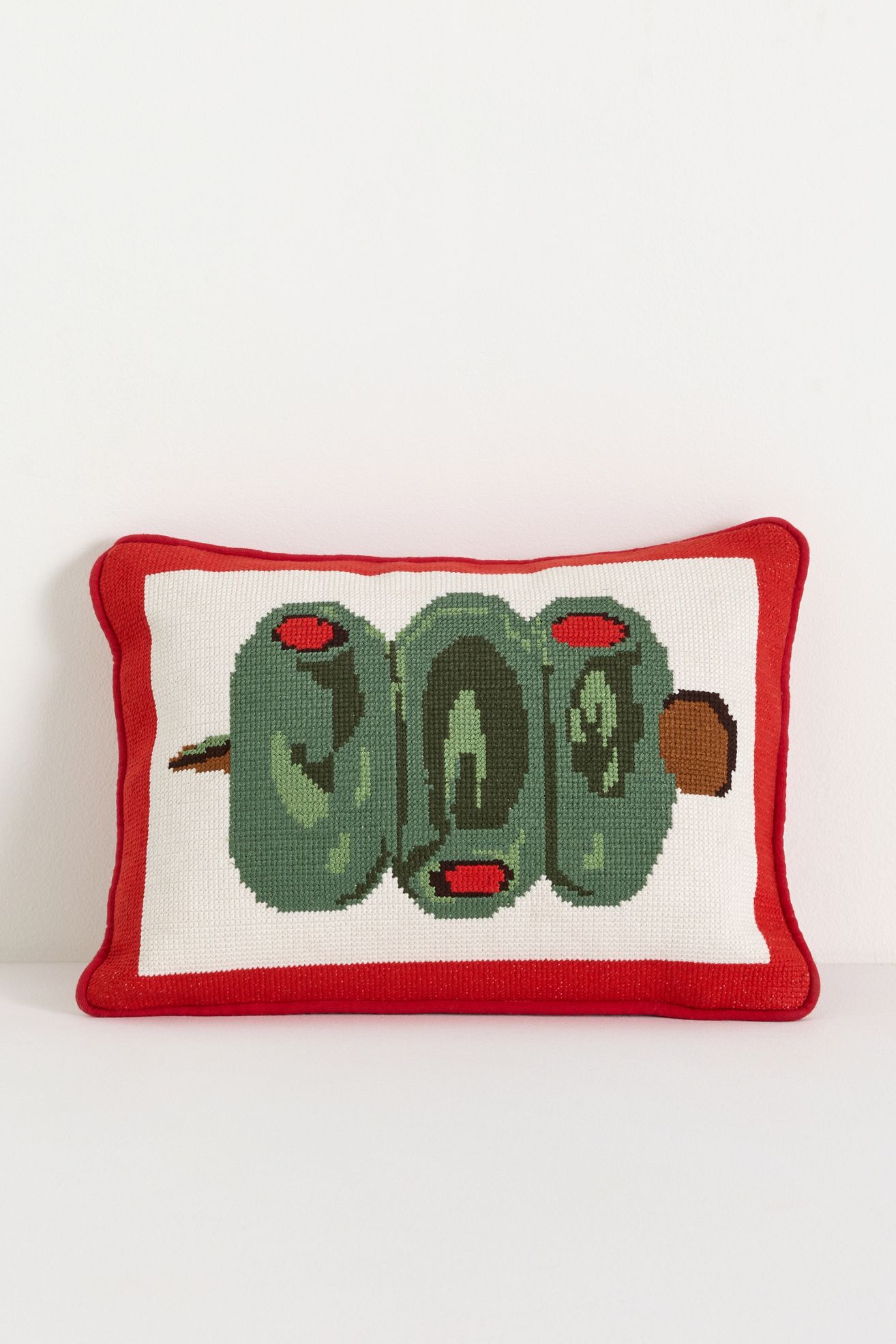 Needlepoint Icon Pillow