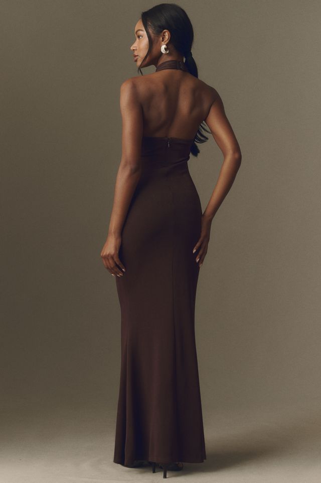 ELLIATT Simone Cowl Neck Maxi Dress | Anthropologie