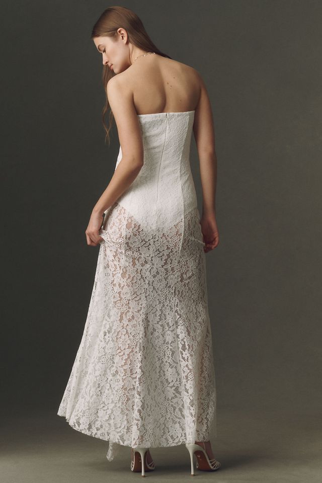 Mare Mare Lace Pickup Bodysuit Maxi Dress #2
