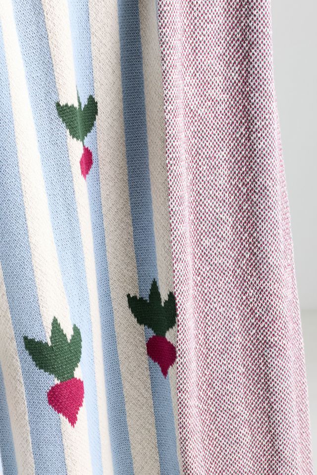 Couverture en tricot à icônes fantaisie en coton Grace #1