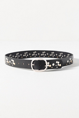 Anthropologie faux leather studded belt Studded Belt | Anthropologie main image 4