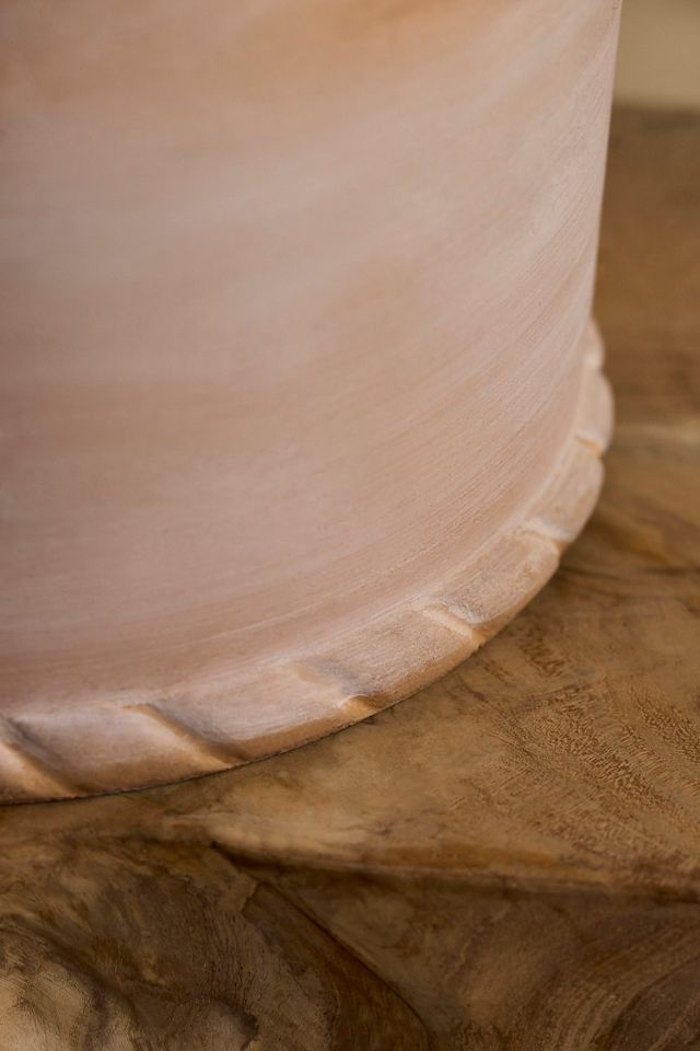 Concrete Pie Crust Planter #3