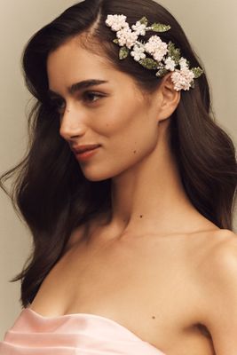 Twigs & Honey Hand-Beaded Floral Garden Comb