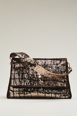 Borsa a Spalla con Perline Audra