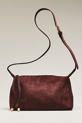 Maeve Faux-Suede Slouchy Shoulder Bag