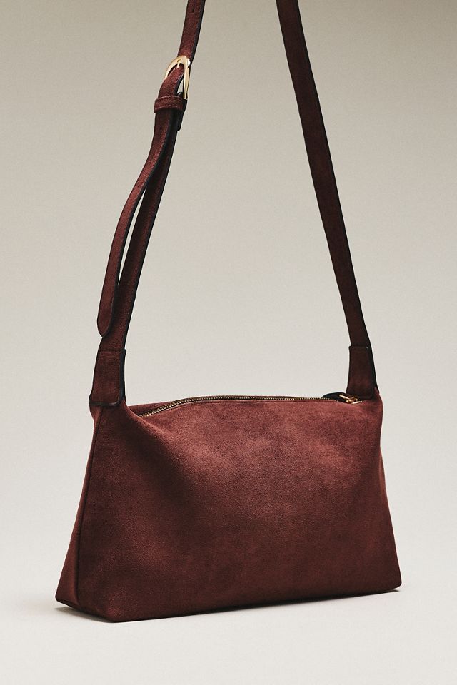 By Anthropologie Faux-Suede Slouchy Shoulder Bag #1