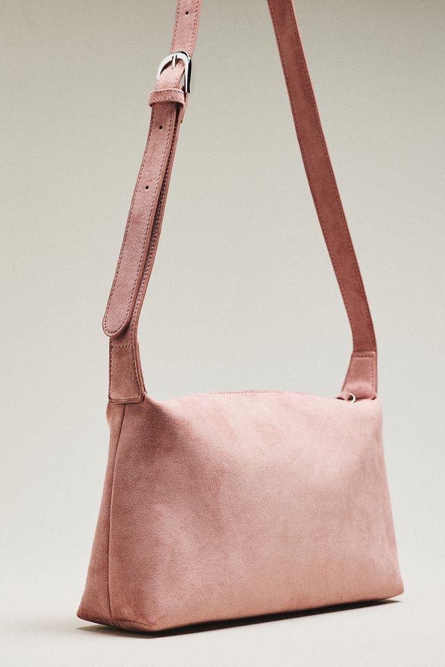Maeve Faux Suede Slouchy Shoulder Bag #1