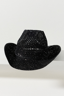 ANTHROPOLOGIE RANCHER HAT LEATHER TRIM BLACK SOFT COTTON BLEND ADJUSTABLE INSIDE Anthropologie Wyeth Cotton Blend Woven Leather Trimmed  main image 4