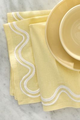 Madeline Embroidered Napkins, Set of 2