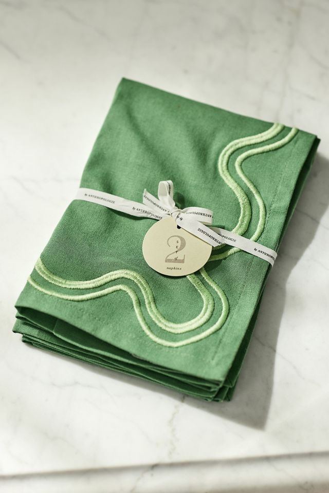 Madeline Embroidered Napkins, Set of 2 #1