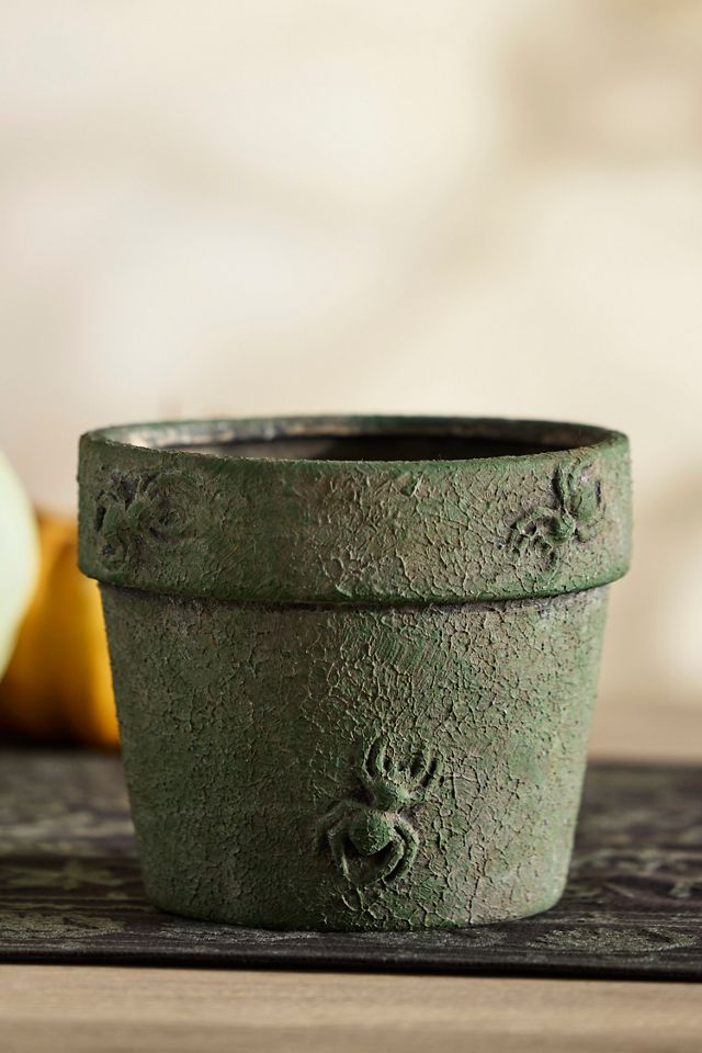 Spider Stoneware Pot #2