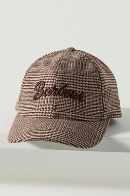 Barbour Kirklees Wool Blend Baseball Cap In Brown