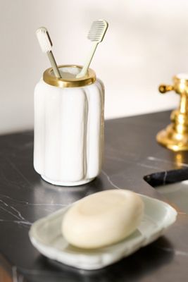 Bicchiere da Bagno in Vetro Smerlato Eloise