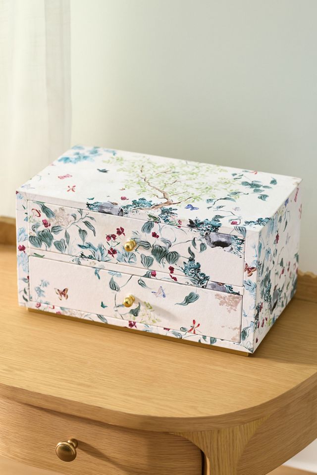 Hale Dual-Drawer Canvas Jewelry Box #2