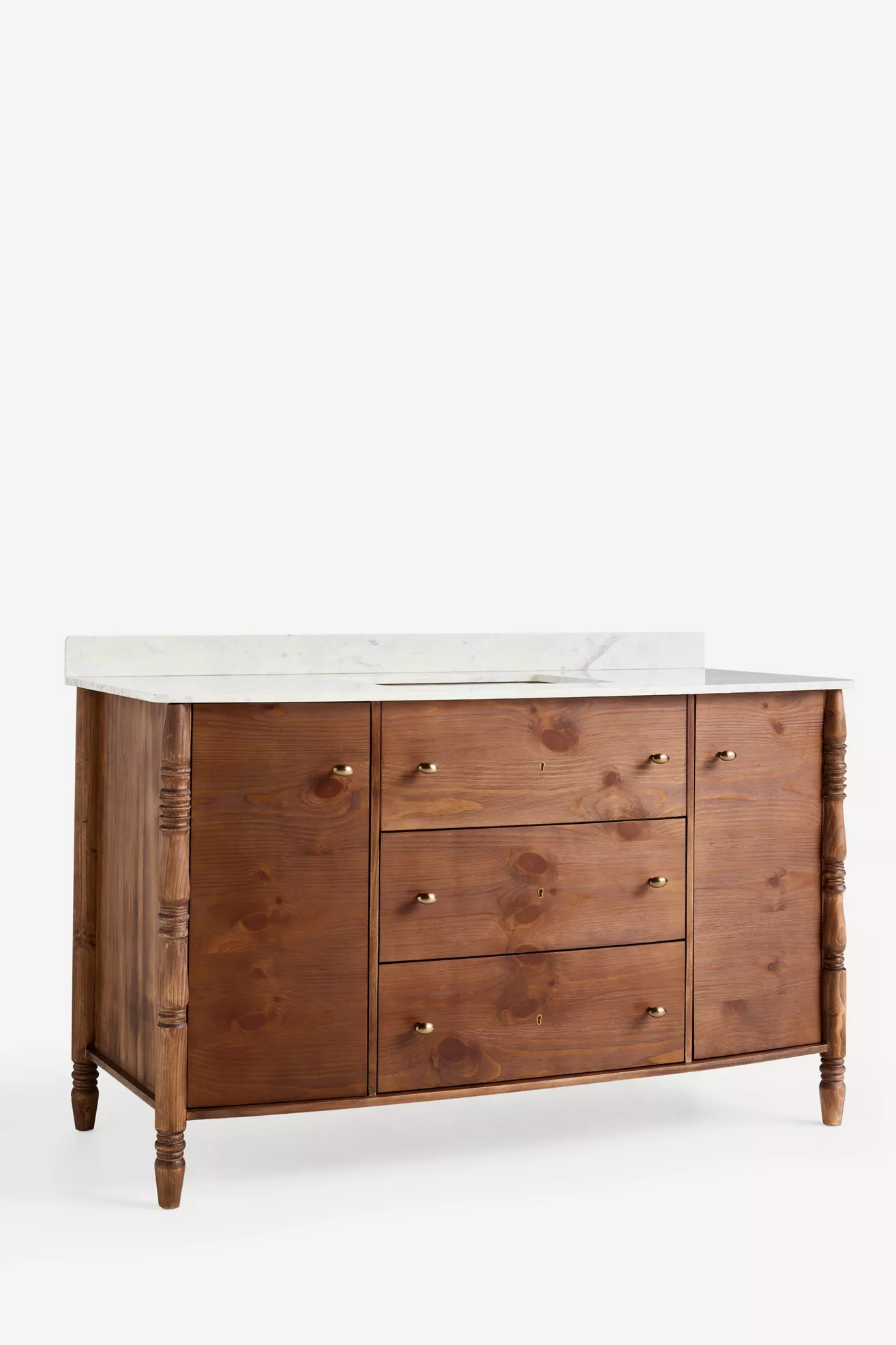 Spindle Single-Wide Bathroom Vanity - thumbnail 4