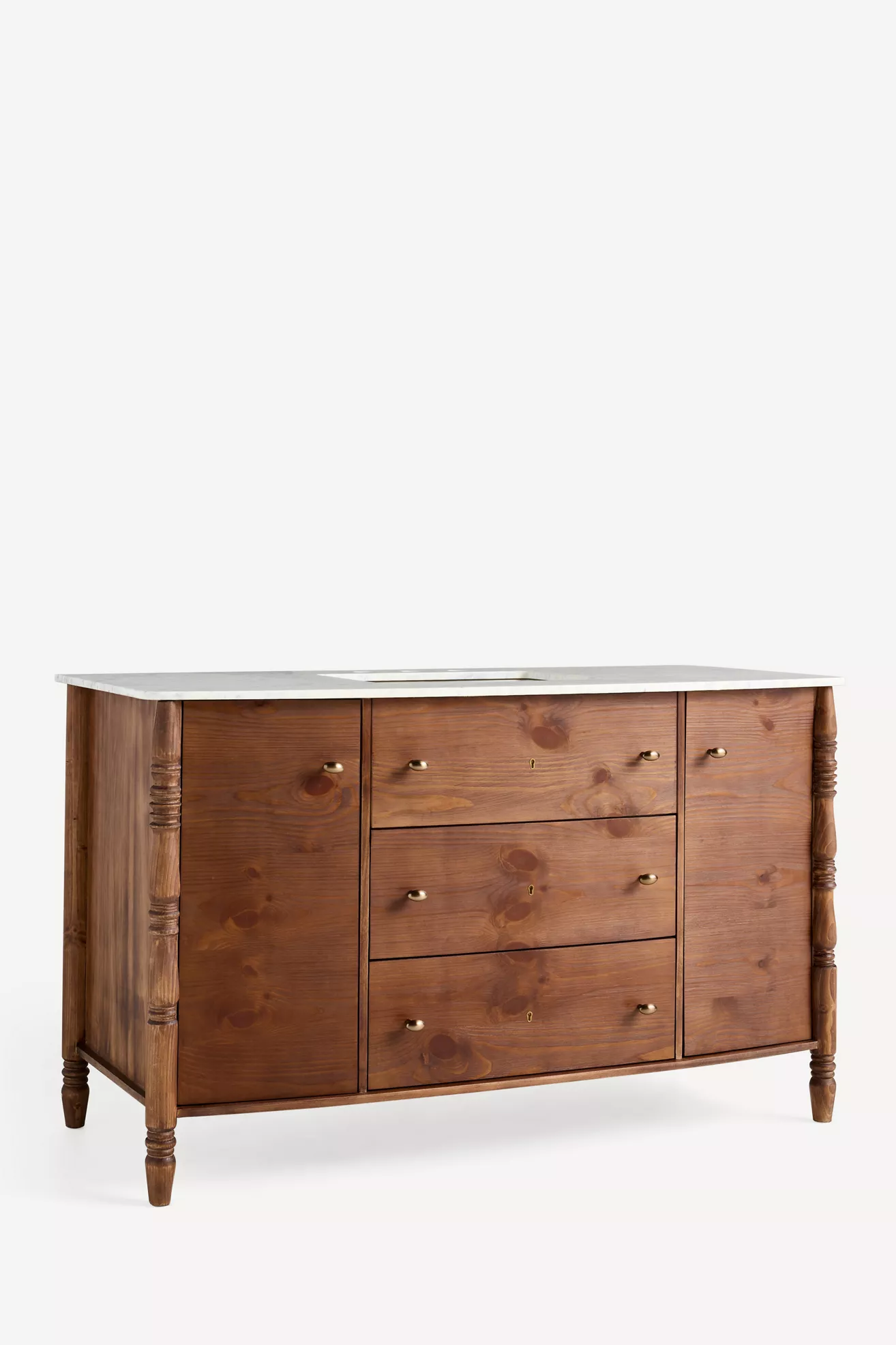 Spindle Single-Wide Bathroom Vanity - thumbnail 5