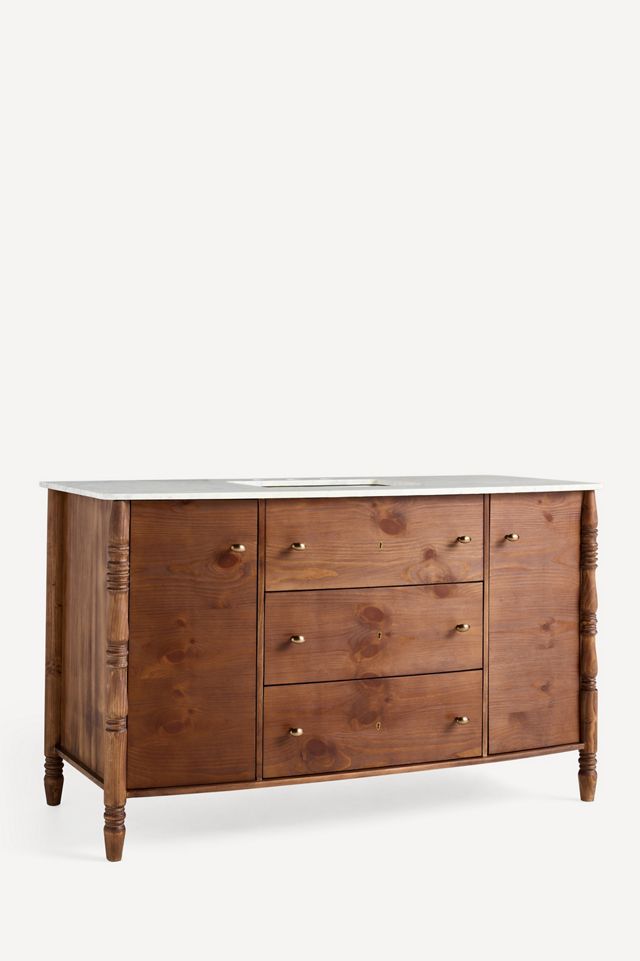 Spindle Single-Wide Bathroom Vanity #3