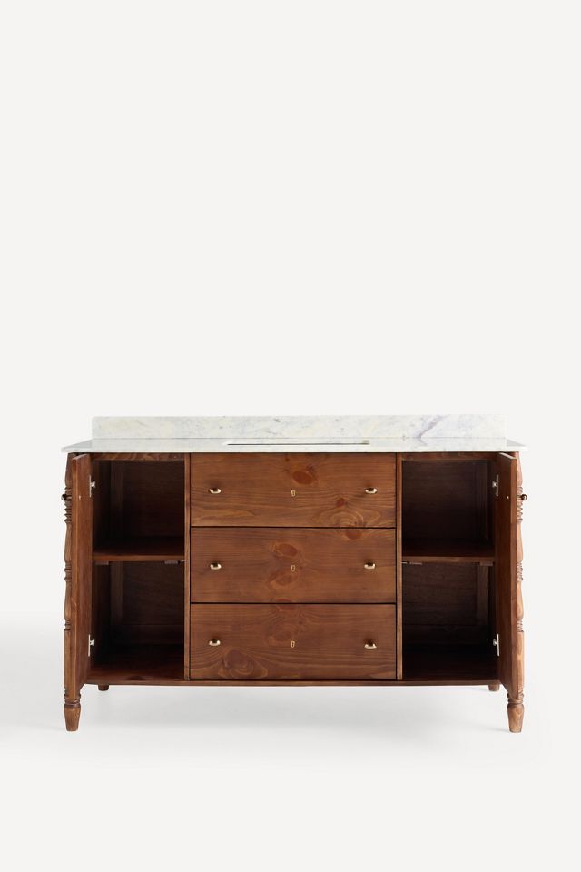 Spindle Single-Wide Bathroom Vanity #5