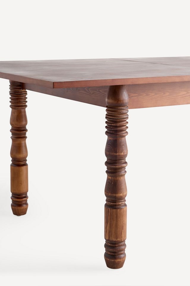 Spindle Extendable Dining Table #4