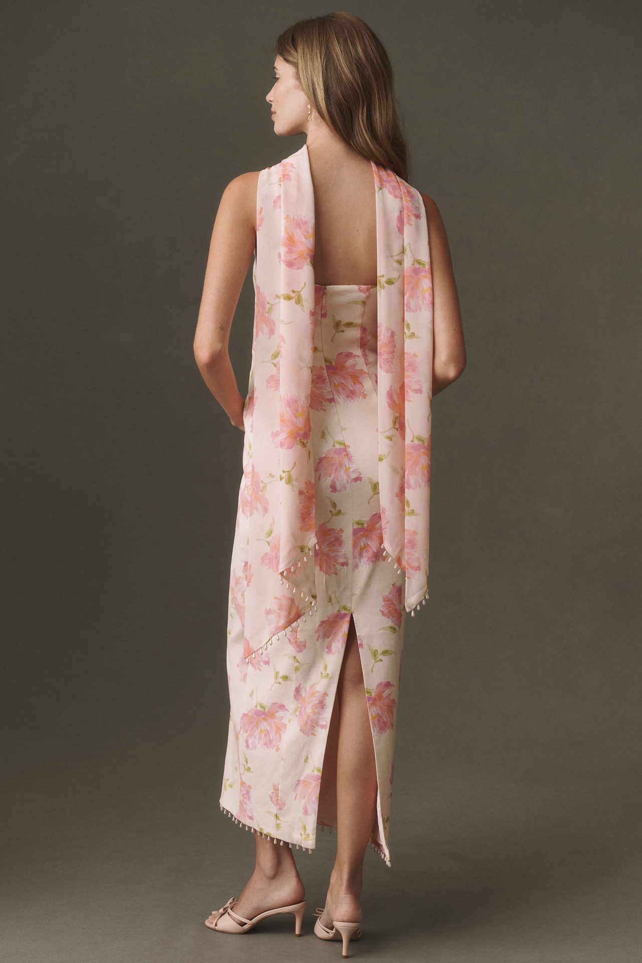 BHLDN Deco Column Midi Dress