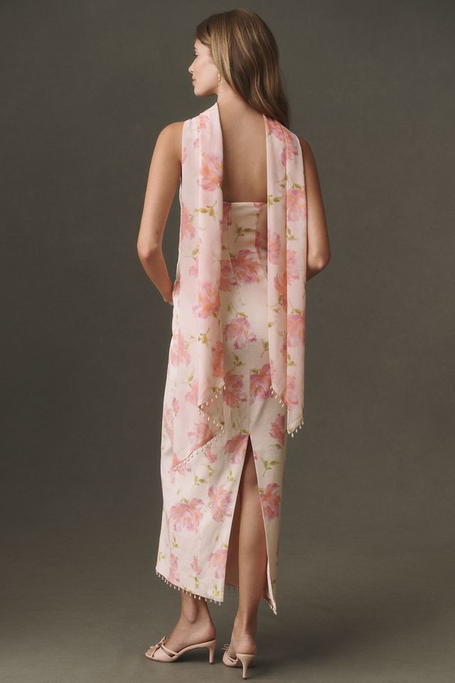 BHLDN Deco Column Midi Dress #6