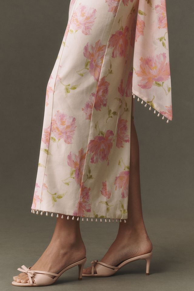 BHLDN Deco Column Midi Dress #7