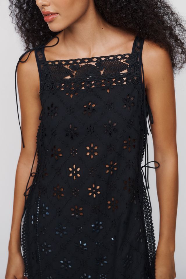 Love Wednesday 100% Cotton Eyelet Flyaway Tunic #2