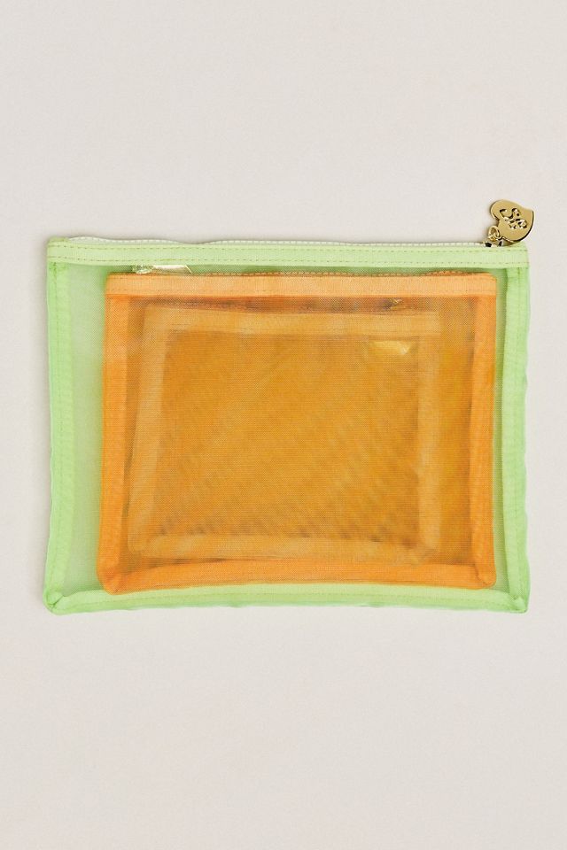 Frasier Sterling Mesh Pouches, Set of 3 #1