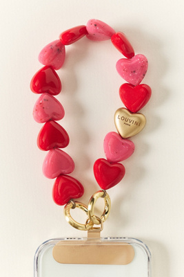 Louvini Paris Petit Cuore Heart Phone Chain | Anthropologie