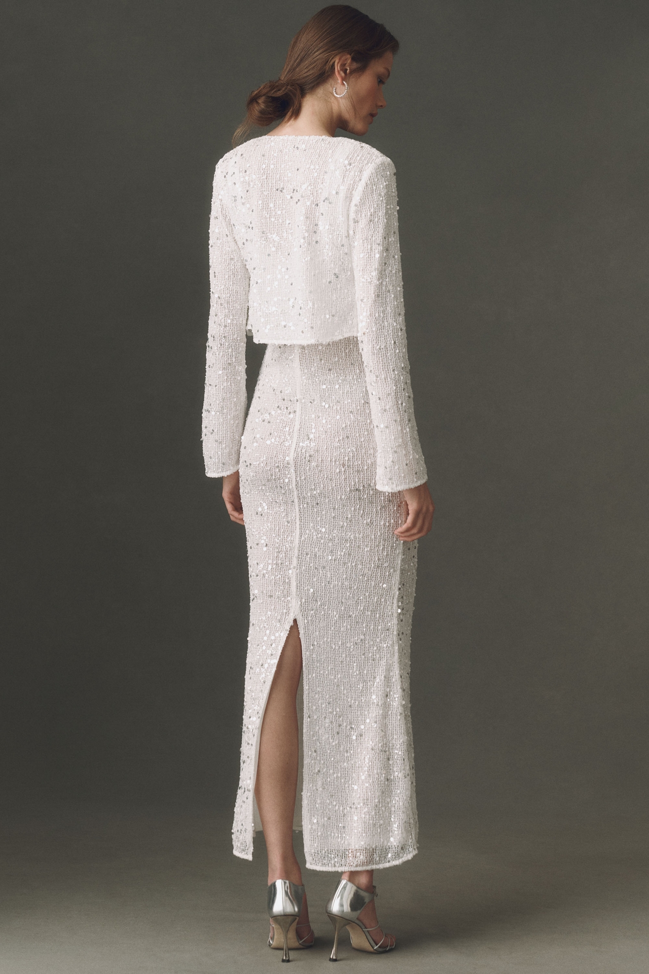 Mare Sequined Shrug and Maxi Dress Set