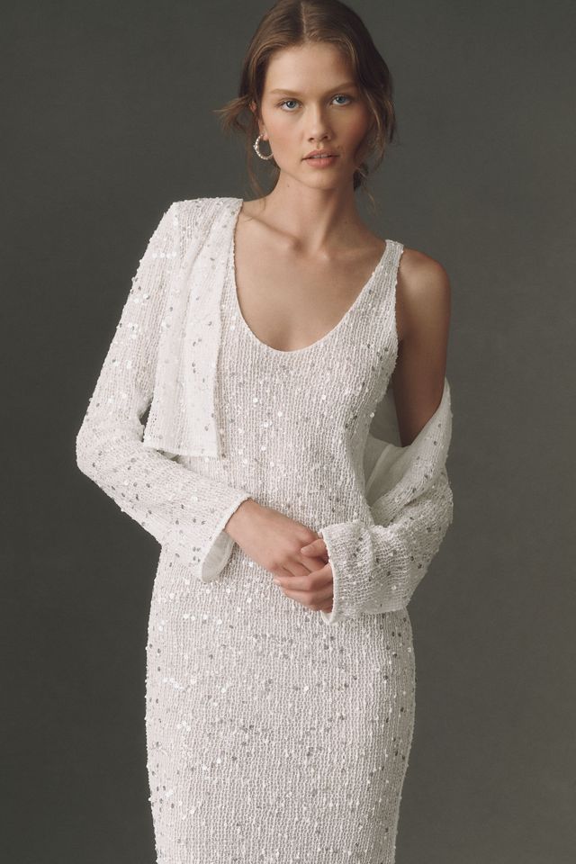 Mare Mare Sequined Shrug and Maxi Dress Set #2