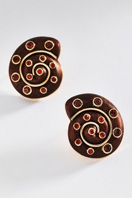 BaubleBar High Tide Shell Statement Earrings
